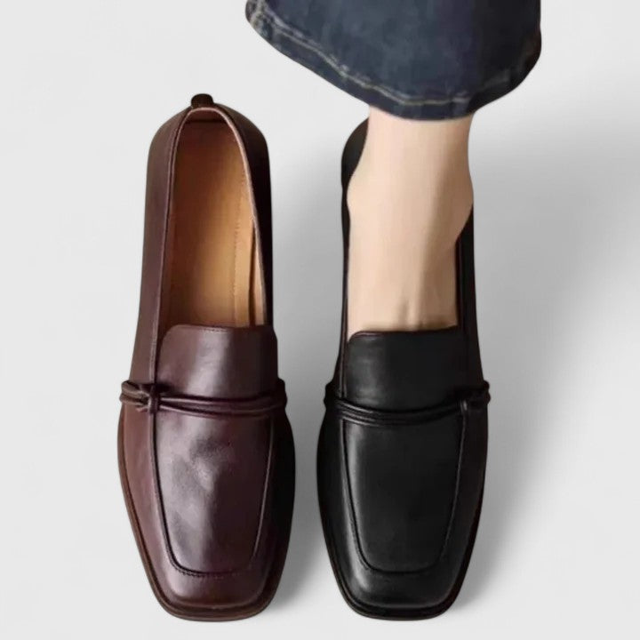 Tiziana | Retro Loafer with Square Toe