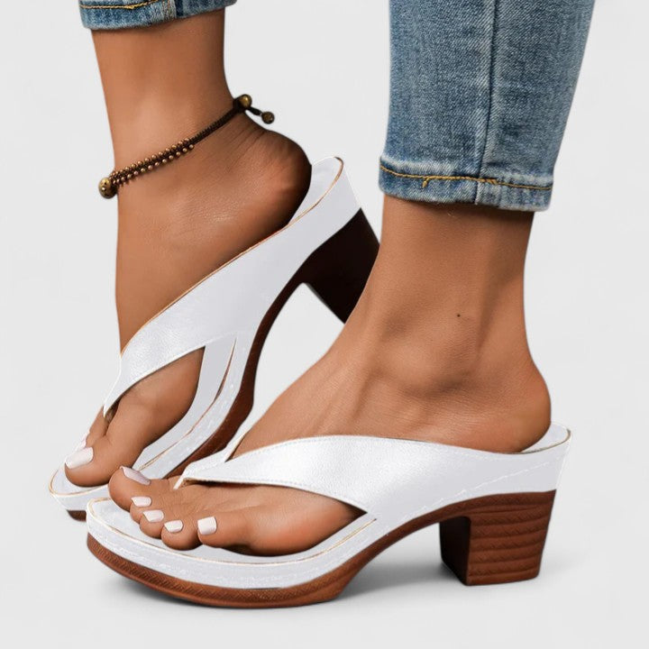 Orthopaedic Occasion Real Leather Heels