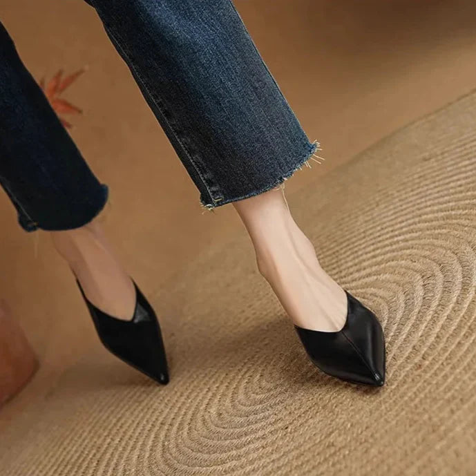 Eneva Leather Mules