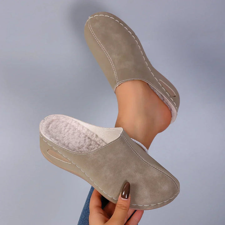 Marigold Orthopaedic Slippers - Brown