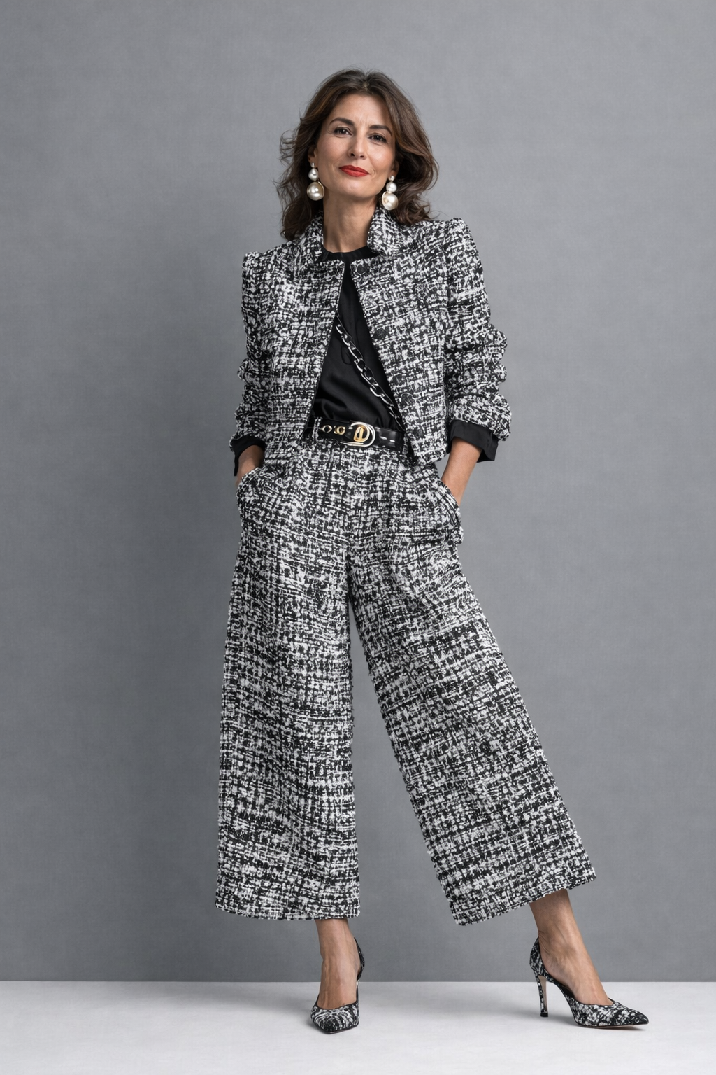 Lucía | Structured Tweed Two-Piece Set