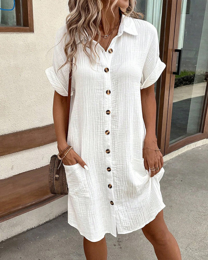 Brooklyn | Cotton Polo Shirt Dress
