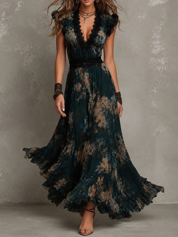 Prudence Floral Tiered Maxi Dress