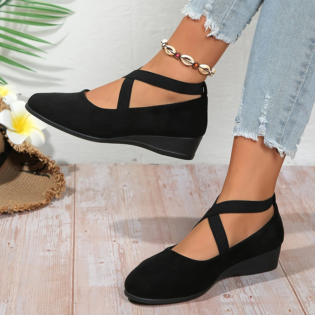 Delphine Comfort Wedge Ballet Flats detail 2