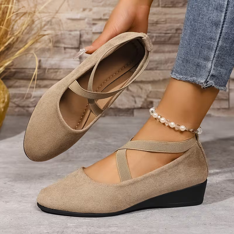 Delphine Comfort Wedge Ballet Flats detail 3