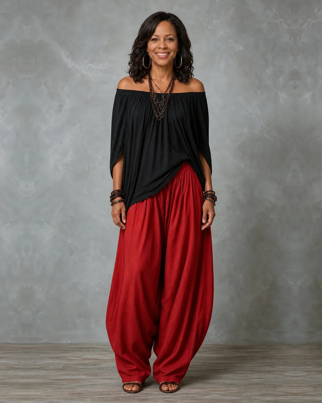 Jada | Off-Shoulder Palazzo Set