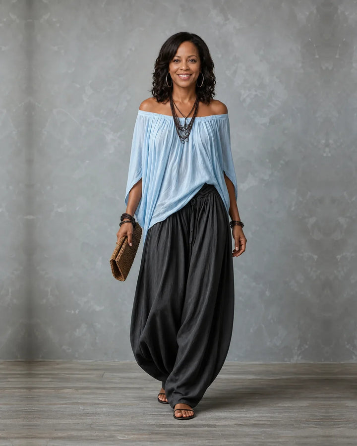 Jada | Off-Shoulder Palazzo Set