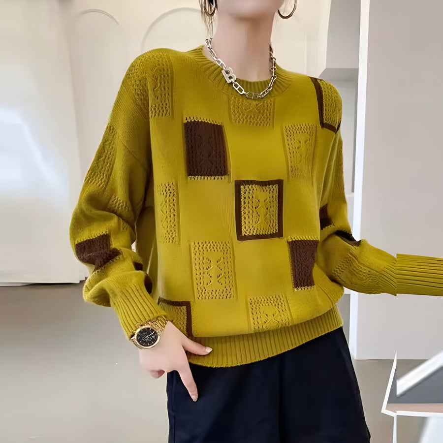 Alida | Openwork Knitted Sweater