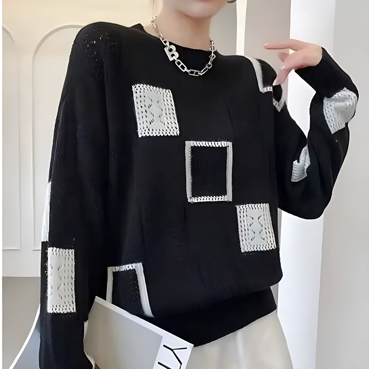 Alida | Openwork Knitted Sweater