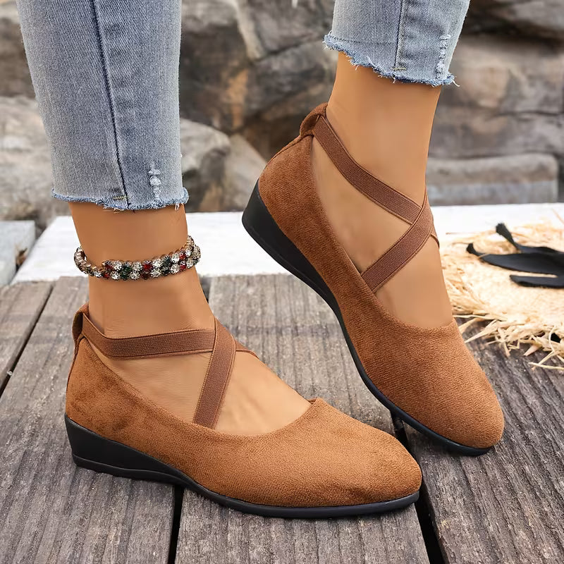 Delphine Comfort Wedge Ballet Flats detail 4