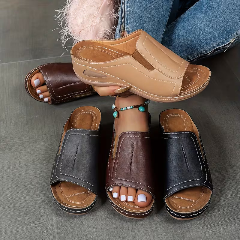 Naomi | Comfortable casual wedge sandals