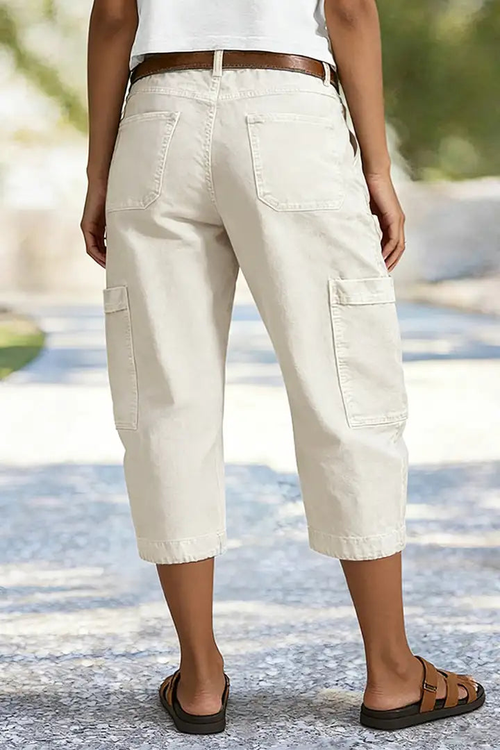 Harper | Casual Cargo Capri Trousers