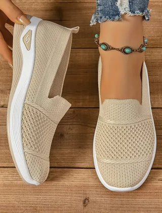 Odette Orthopaedic Comfort Sneakers - Beige