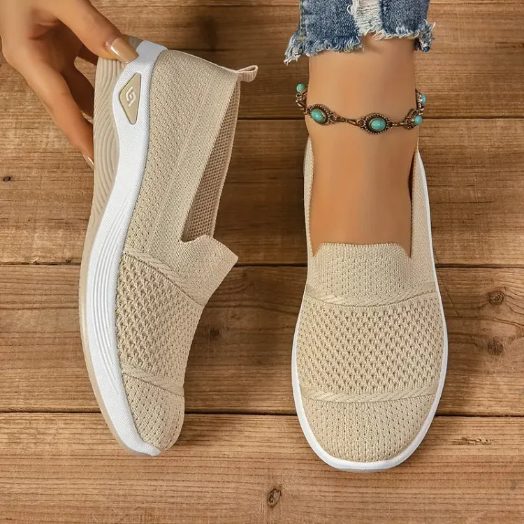 Odette Orthopaedic Comfort Sneakers - Beige