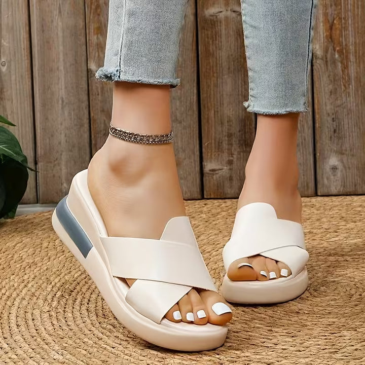 Coralie | Platform Wedge Sandals
