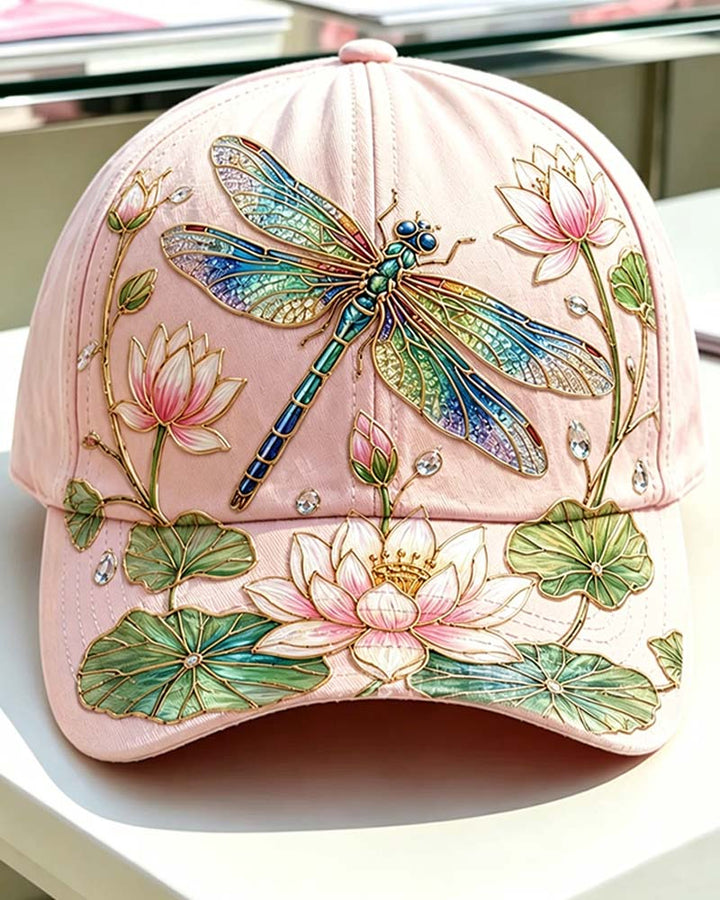 Flora | Embroidered Butterfly Baseball Cap