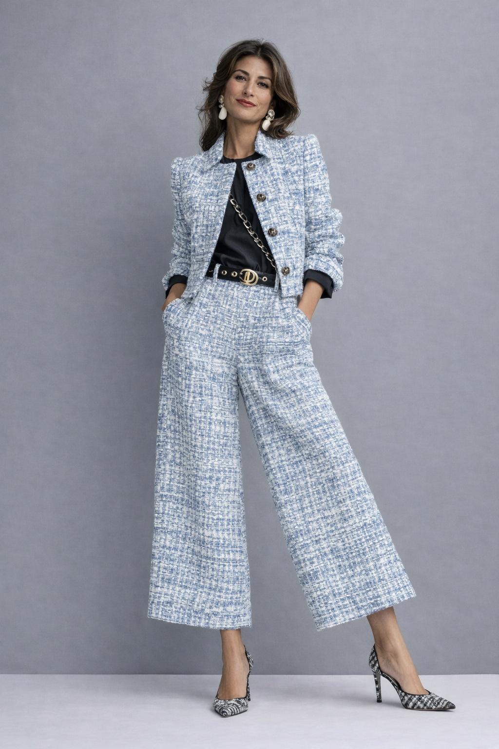 Lucía | Structured Tweed Two-Piece Set
