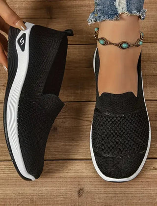 Odette Orthopaedic Comfort Sneakers - Black
