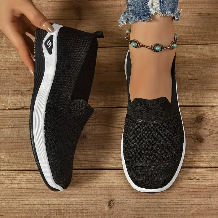 Odette Orthopaedic Comfort Sneakers - Black