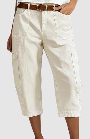 Harper | Casual Cargo Capri Trousers