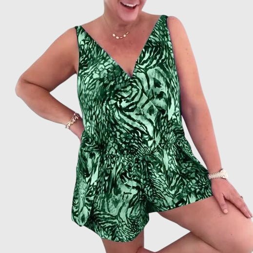 Elena - Elegant Swimsuit with V-Neck