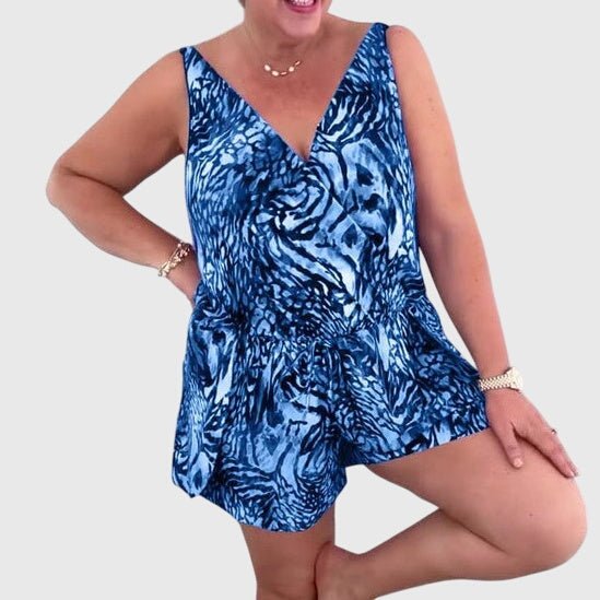 Elena - Elegant Swimsuit with V-Neck