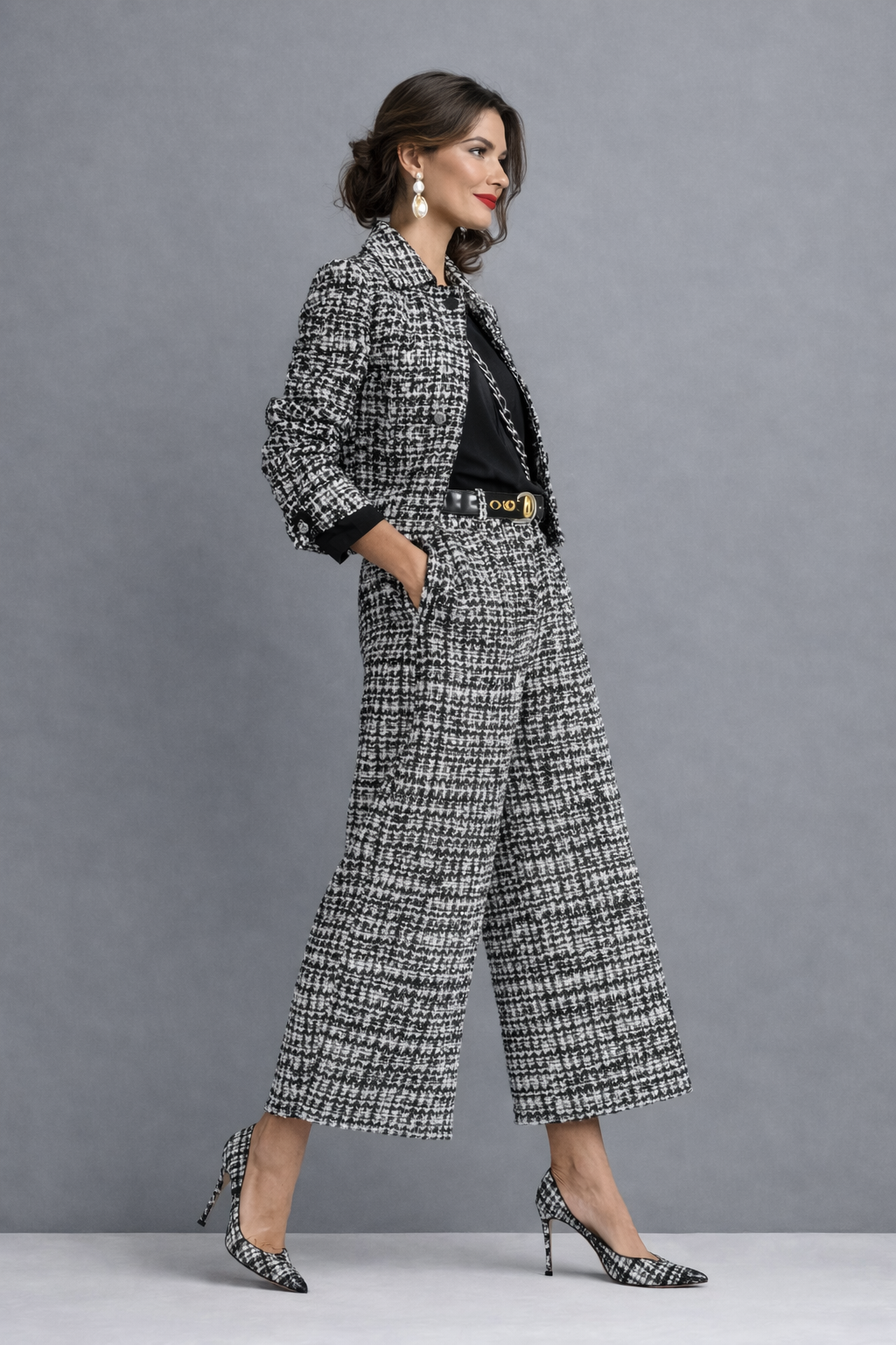 Lucía | Structured Tweed Two-Piece Set