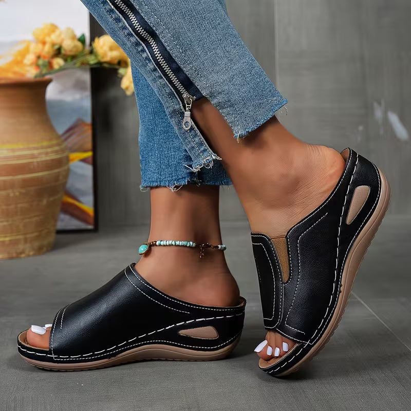 Naomi | Comfortable casual wedge sandals