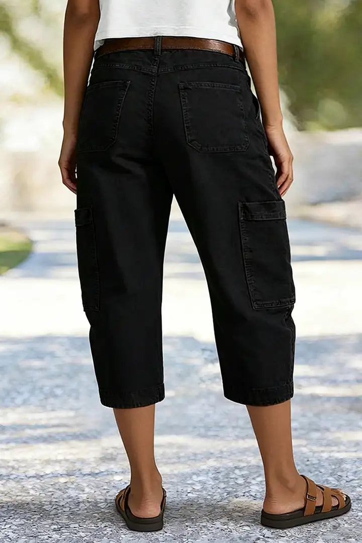 Harper | Casual Cargo Capri Trousers