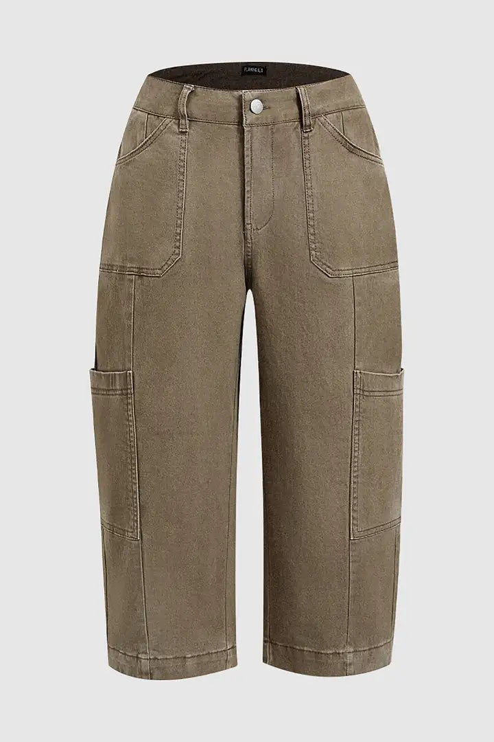 Harper | Casual Cargo Capri Trousers