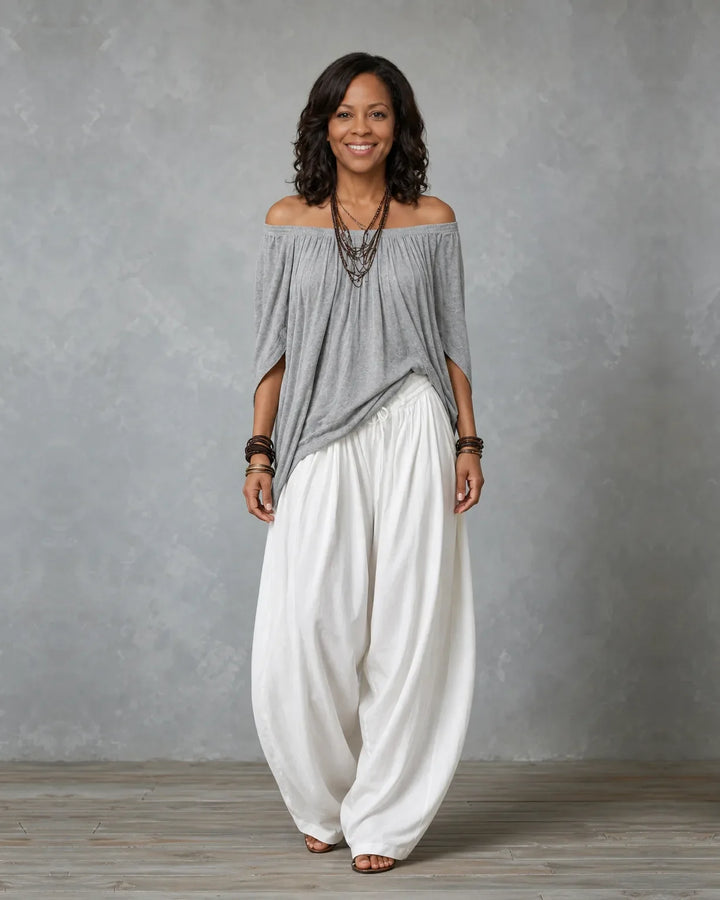Jada | Off-Shoulder Palazzo Set