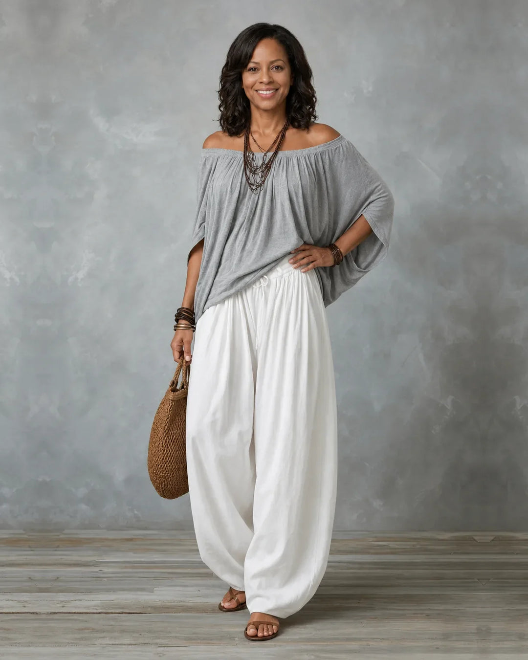 Jada | Off-Shoulder Palazzo Set