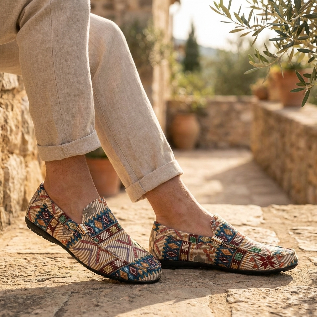 Edward Woven Loafer detail