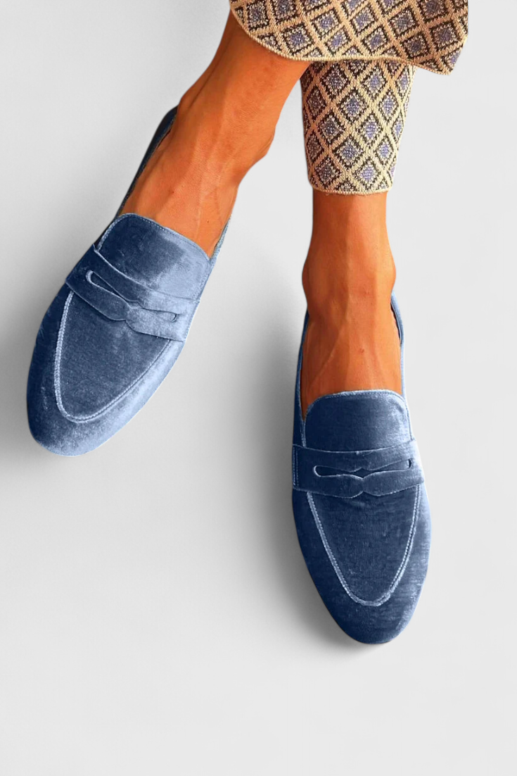 Giovanna | Patchwork Slip-On Loafers