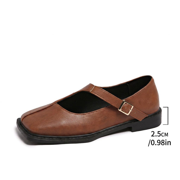 Rosalind | Square Toe Comfort Flats