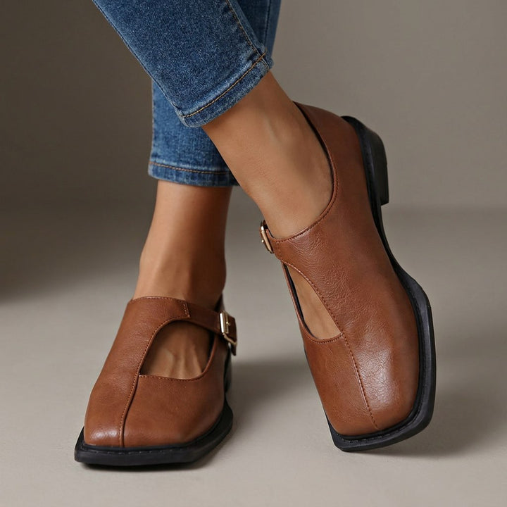 Rosalind | Square Toe Comfort Flats