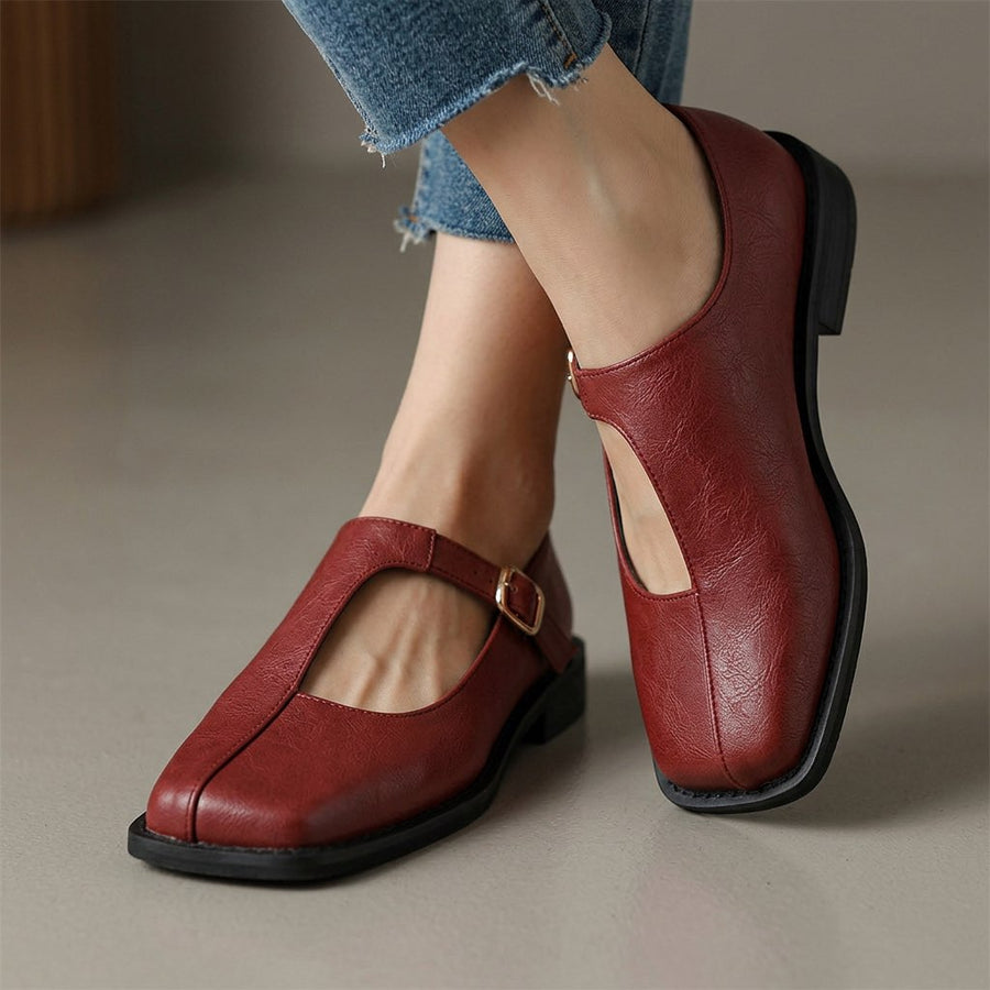 Rosalind | Square Toe Comfort Flats
