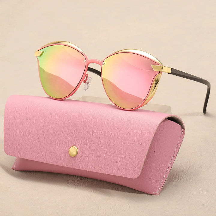 Runa | Polarised Cat-Eye Sunglasses with Case