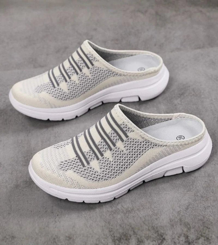 Lina | Breathable Mesh Slip-On Mule Trainers