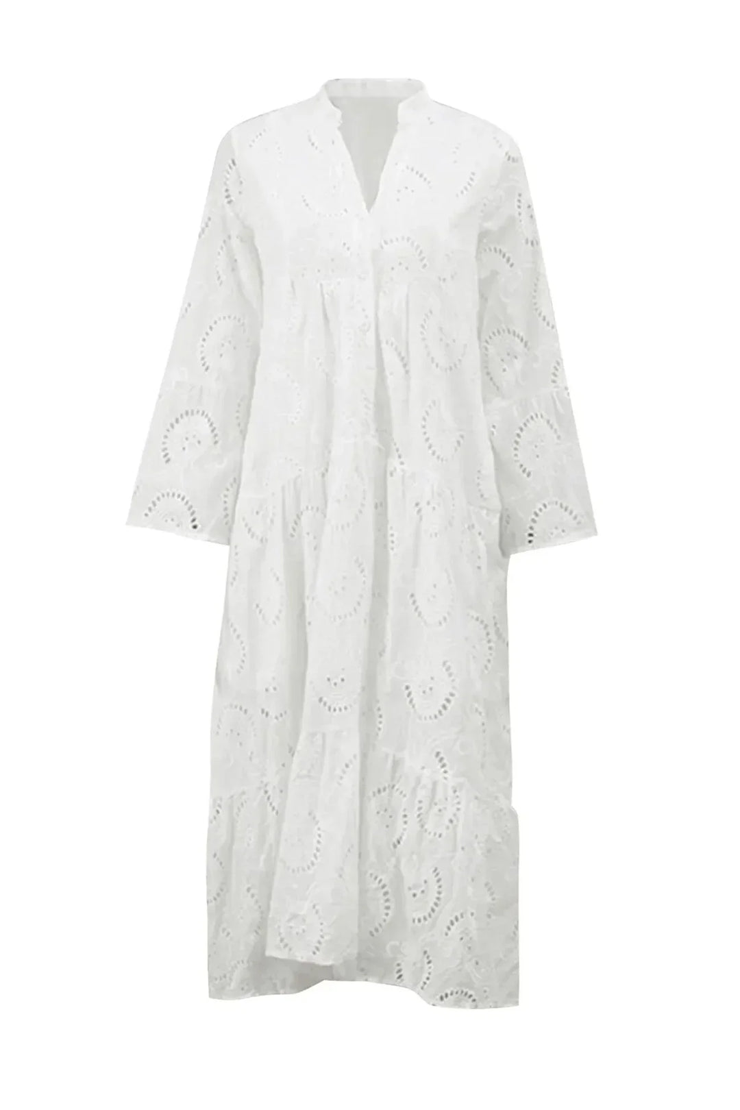 Celeste | Broderie Anglaise Maxi Dress