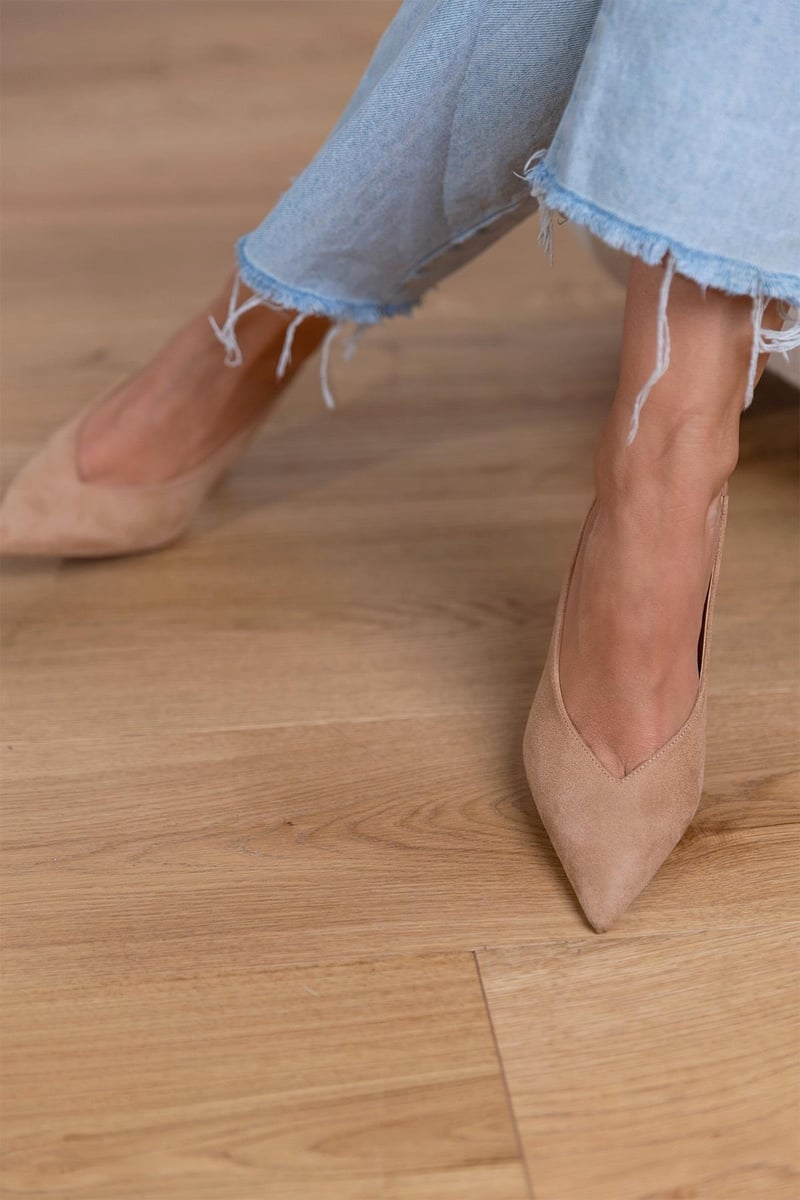 Adelina | Refined Nude Court Shoes
