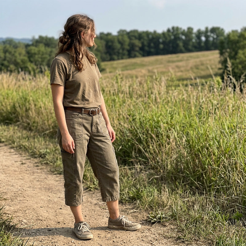 Harper | Casual Cargo Capri Trousers