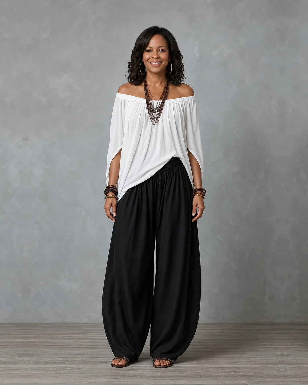 Jada | Off-Shoulder Palazzo Set
