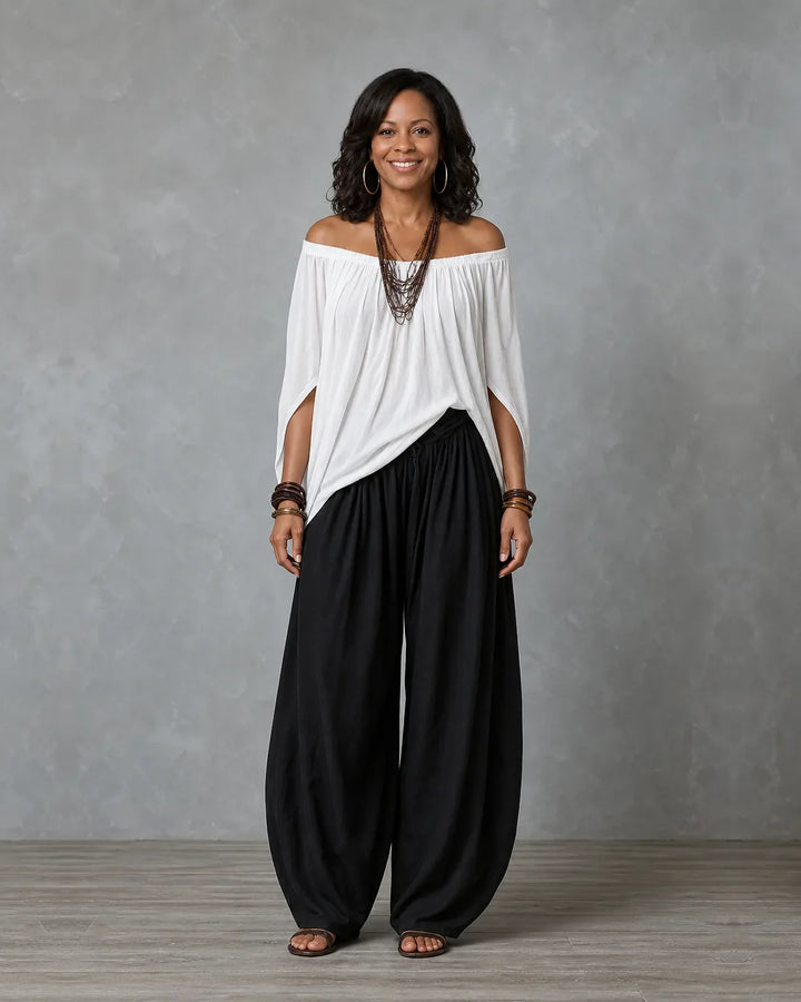 Jada | Off-Shoulder Palazzo Set